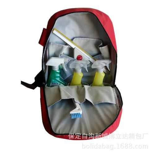 定做訂制多功能耐磨防水雙肩家政清潔包 保潔服務工具包 廠家工廠